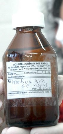Morfina - Administración de enfermería