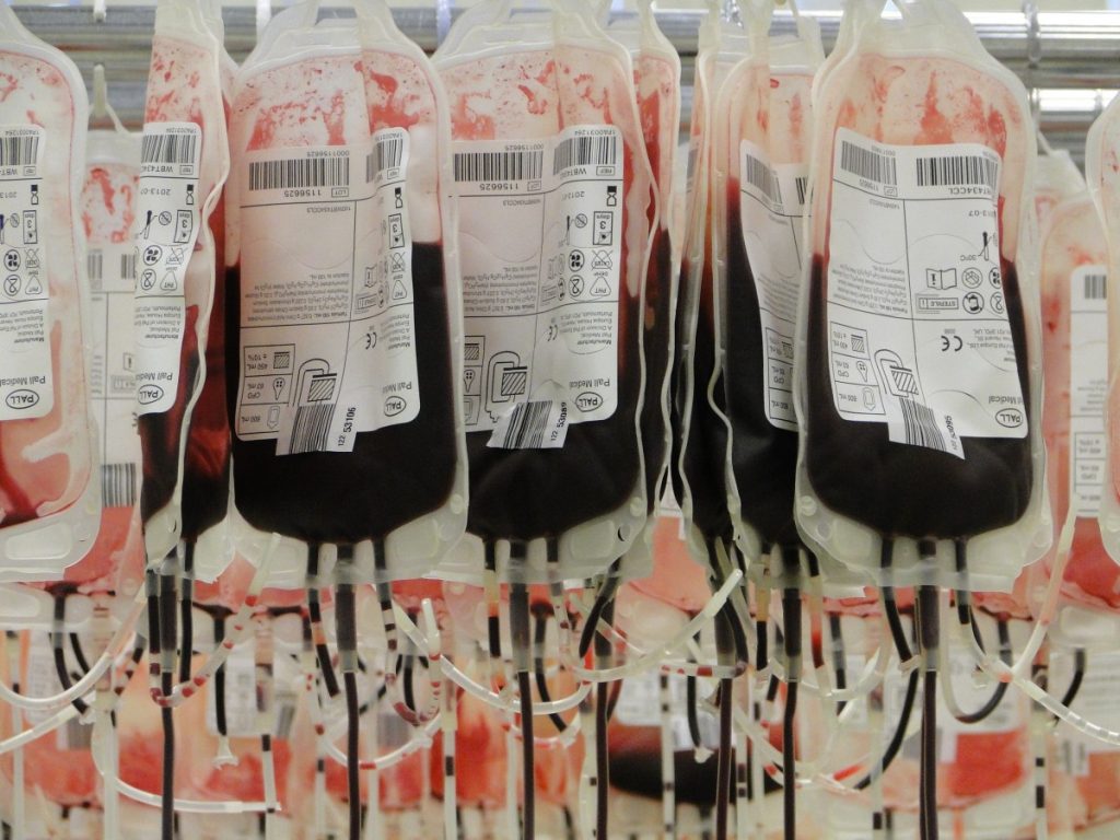 Transfusión de sangre y plasma - Acciones de enfermería
