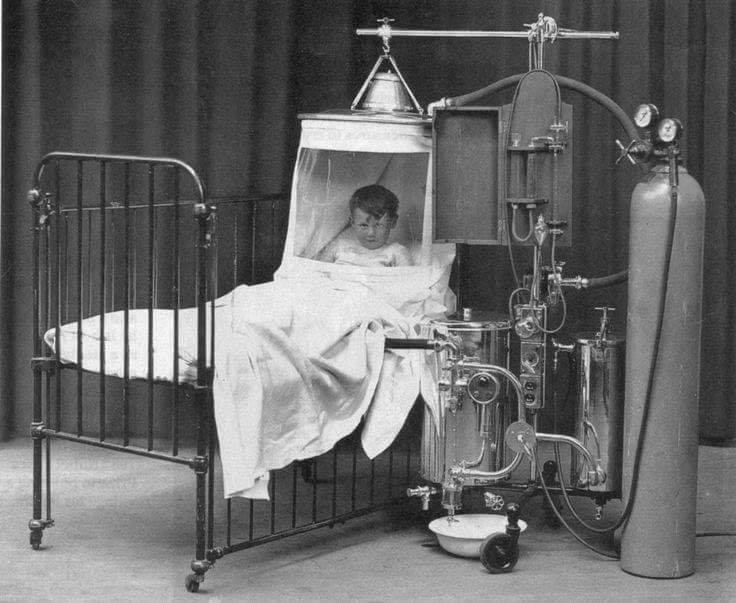 Sistema para suministrar oxígeno 1920.