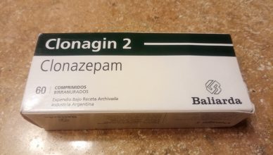 Clonazepam - Ansiolítico miorrelajante periférico