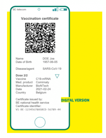 Certificado Digital COVID ¿Qué es?