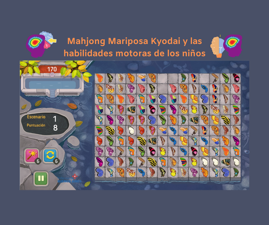 Por Mahjong Mariposa Kyodai la mente y las habilidades motoras de los