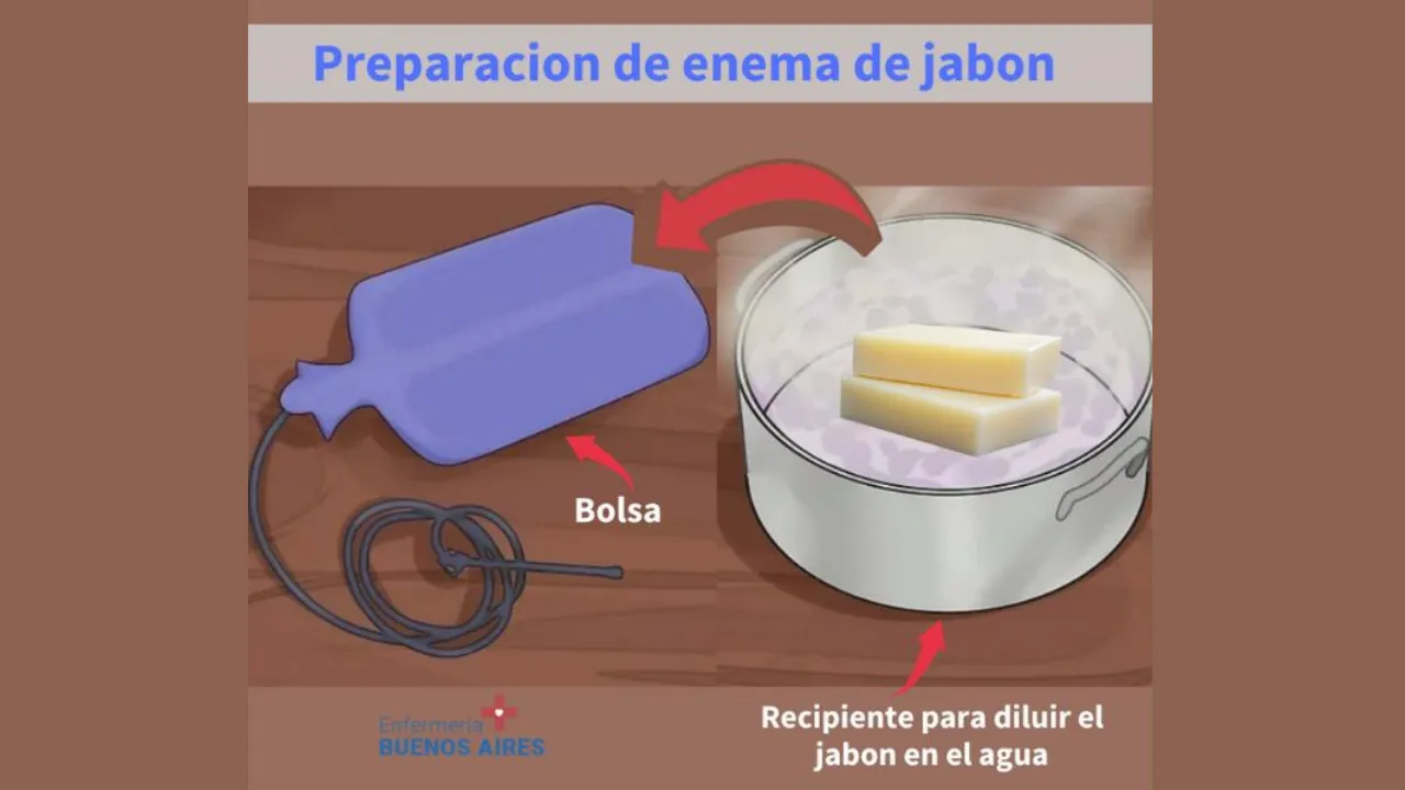 Cuánto jabón coloco para preparar una enema - 2024