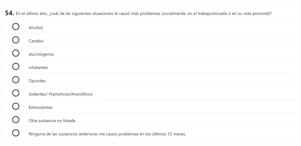 Test de salud mental