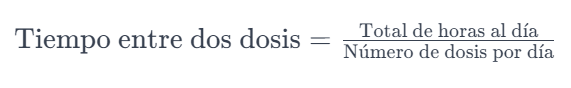 Calculadora de horas para tomar pastillas