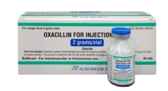 Oxacilina – Cuidado de enfermería