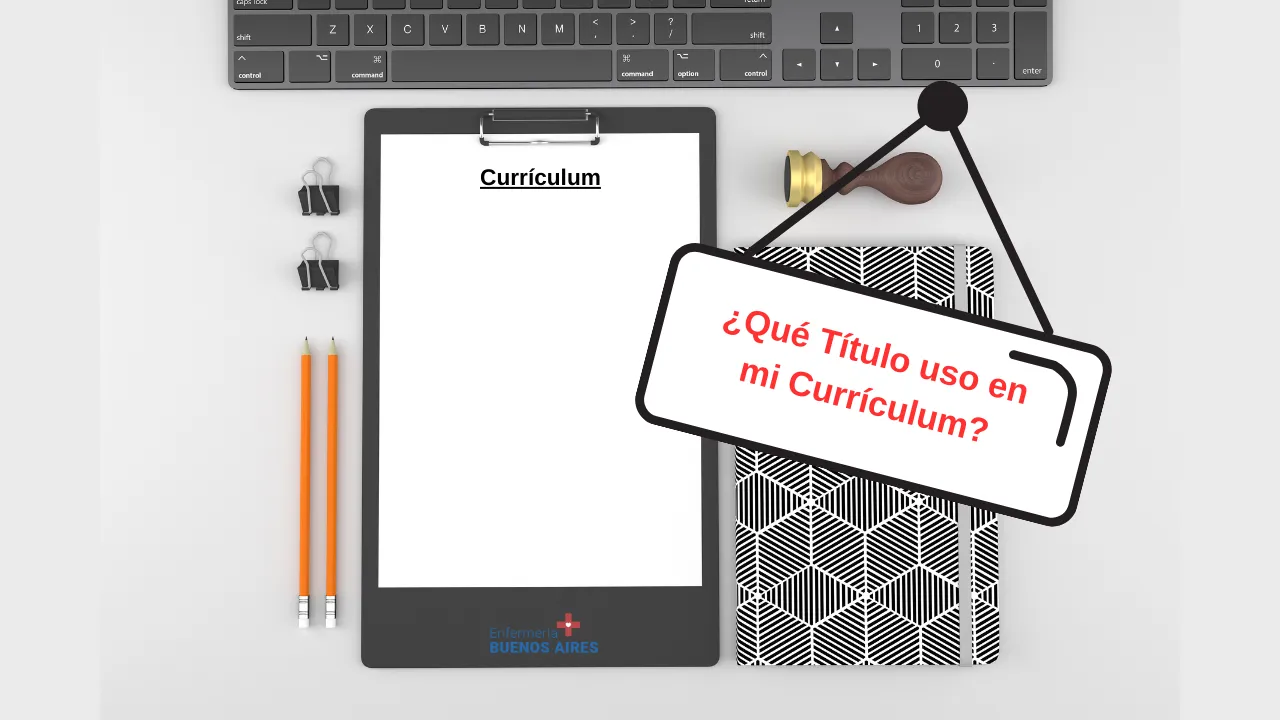 Título correcto para el Currículum Internacional